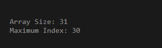 Perl array size output 2