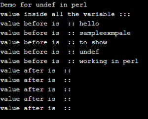 Perl undef | How the undef function works in Perl with examples?