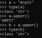 Python object type output 3
