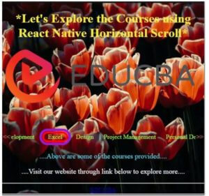 React Native Horizontal Scroll | Examples of React Native Horizontal Scroll
