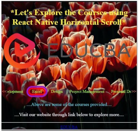 React Native Horizontal Scroll 3