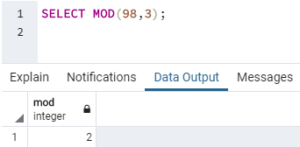 SQL MOD() | A Quick Glance of SQL MOD() with Examples