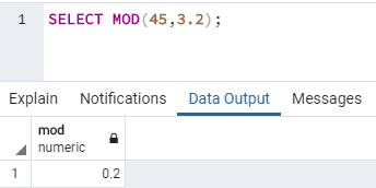 SQL MOD() 3