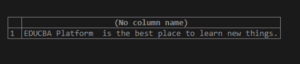 SQL Stuff | Syntax and Examples of stuff() Function in SQL