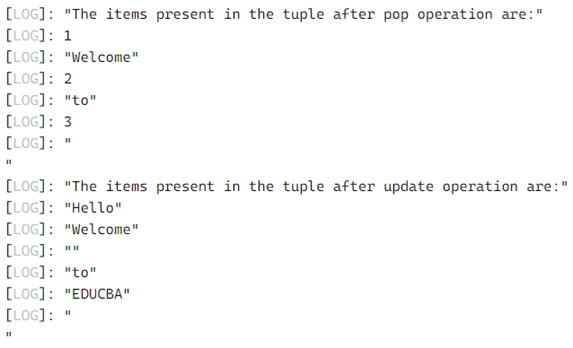 TypeScript tuple output 1.2