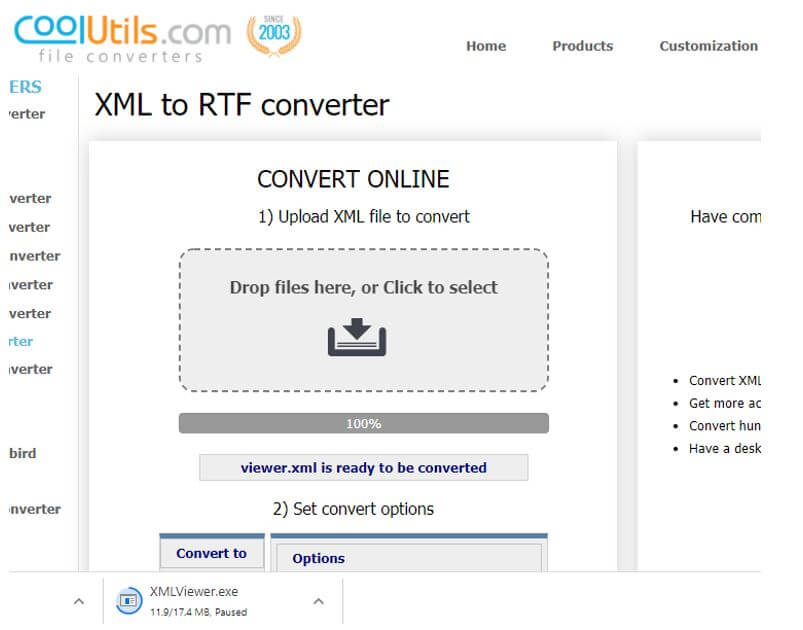 xml reader online