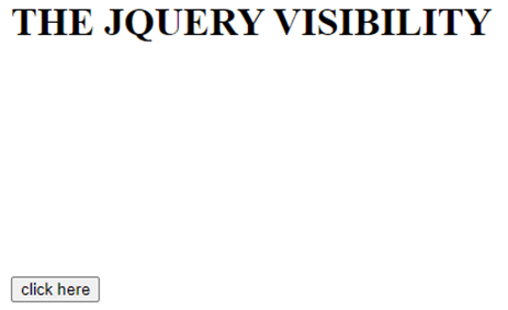 jQuery Visibility -1.1