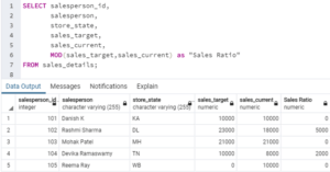 SQL MOD() | A Quick Glance of SQL MOD() with Examples