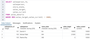 SQL MOD() | A Quick Glance of SQL MOD() with Examples