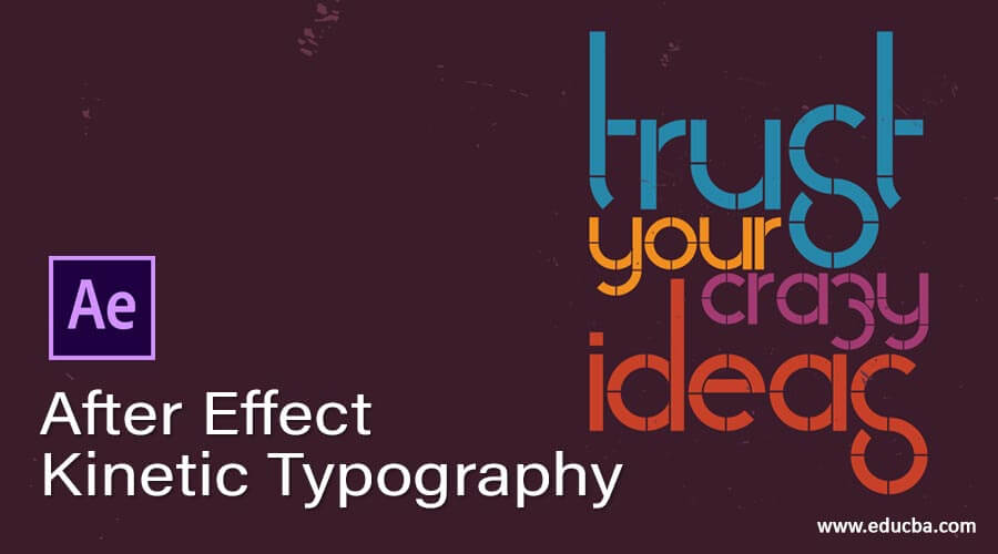 After Effect Kinetic Typography