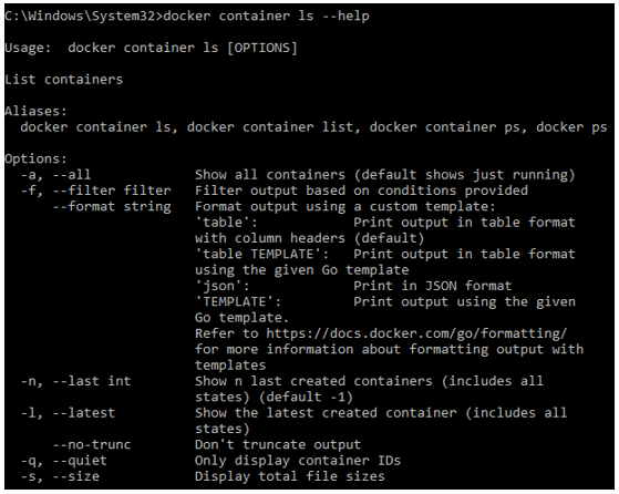 Docker List Containers 3