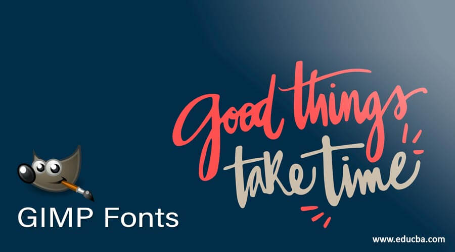 fonts for mac and gimp