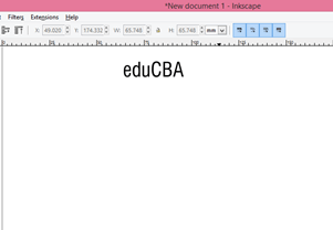 curved writing in graphicconverter