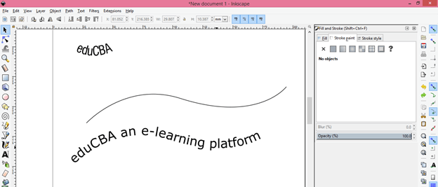 curve text in paint 3d