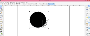 how do i curve text in inkscape