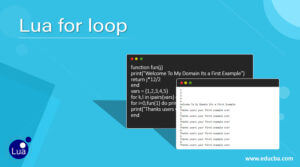 Lua for loop  Learn How for loop works in Lua with Flowchart?