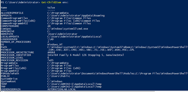 cmd.exe: Show/Set Environment Variable