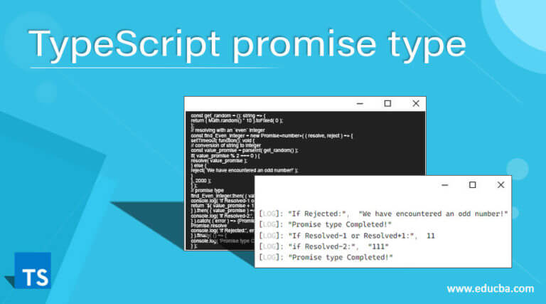 TypeScript promise type  Learn How does TypeScript Promise type work?