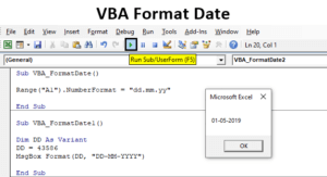 vba code to convert text to date format