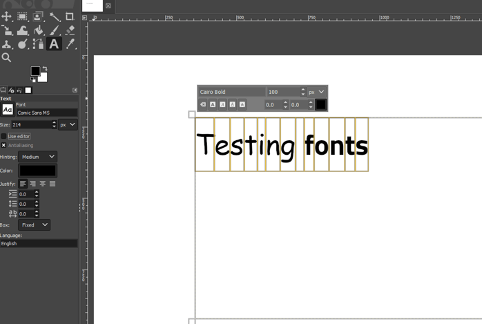 fonts for mac and gimp