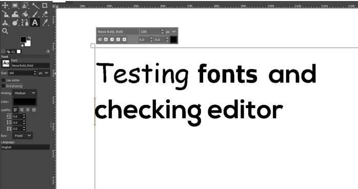 gimp mac looking for fonts