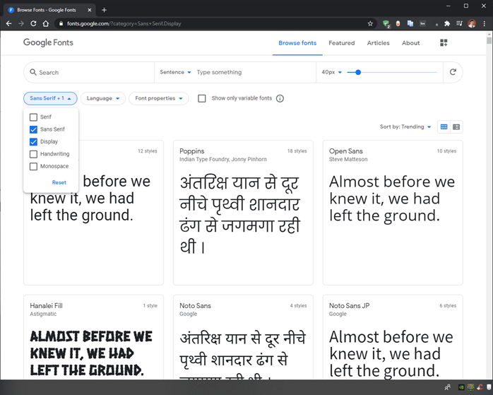 cursive fonts in figma