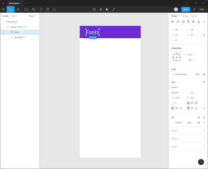 Figma fonts output 13