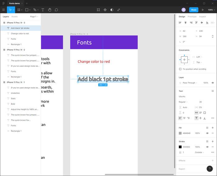 import fonts figma