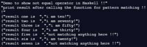 Haskell pattern matching | How to perform pattern matching in Haskell?