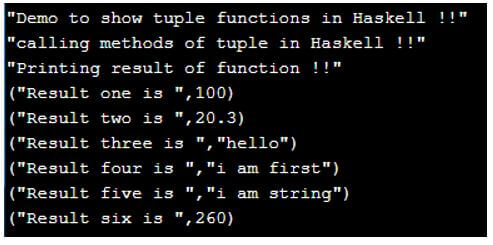 Haskell tuple 1