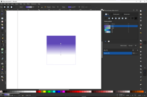 inkscape gradient across multiple objects
