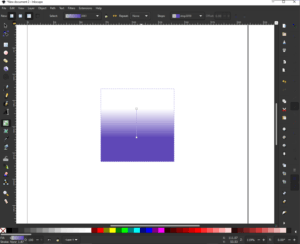 inkscape gradient width