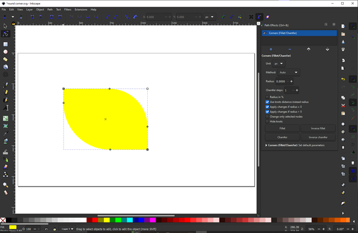 Inkscape round corners output 10