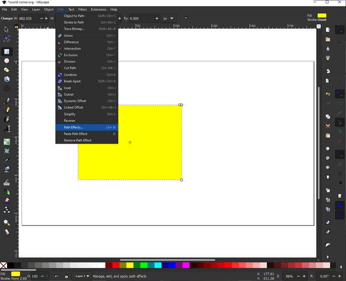 inkscape stroke to path not working