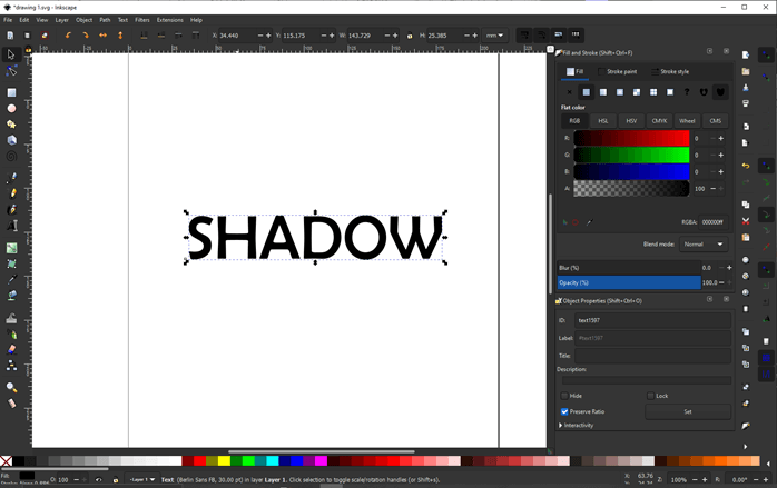 Inkscape shadow output 6
