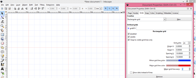Inkscape snap to grid output 10
