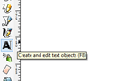 Inkscape text output 1