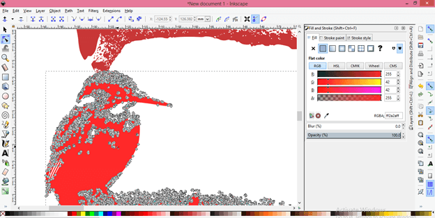 inkscape trace bitmap layers