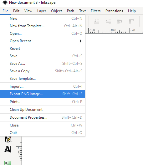 inkscape make white transparent