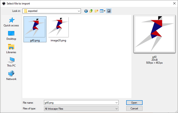 inkscape make white transparent