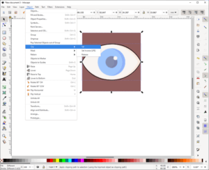 inkscape making transparent image png to vector