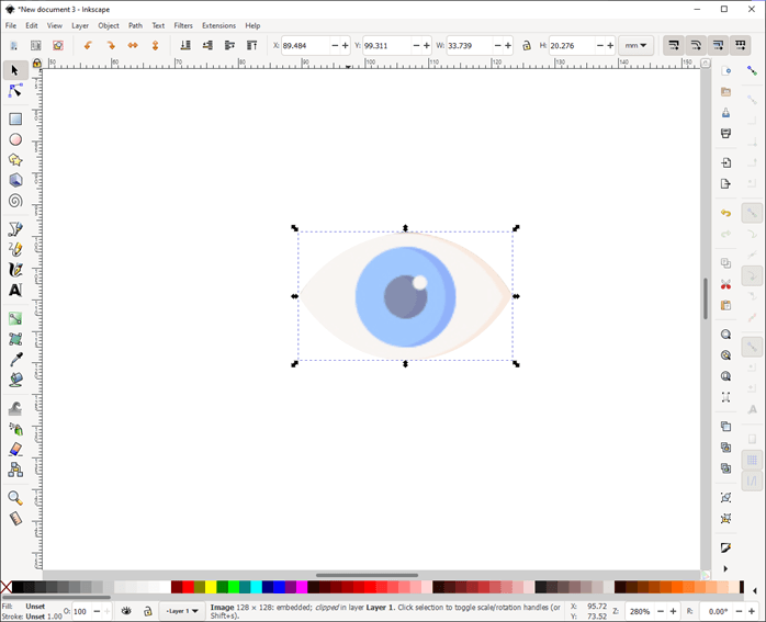 inkscape trace bitmap image clear