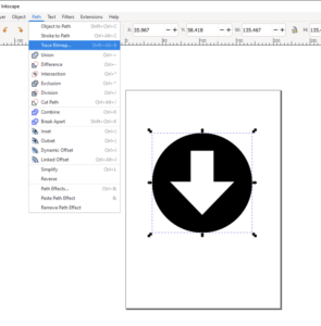 inkscape transparent background eps