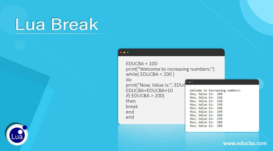 Lua Break How Break Statement Works In Lua With Examples
