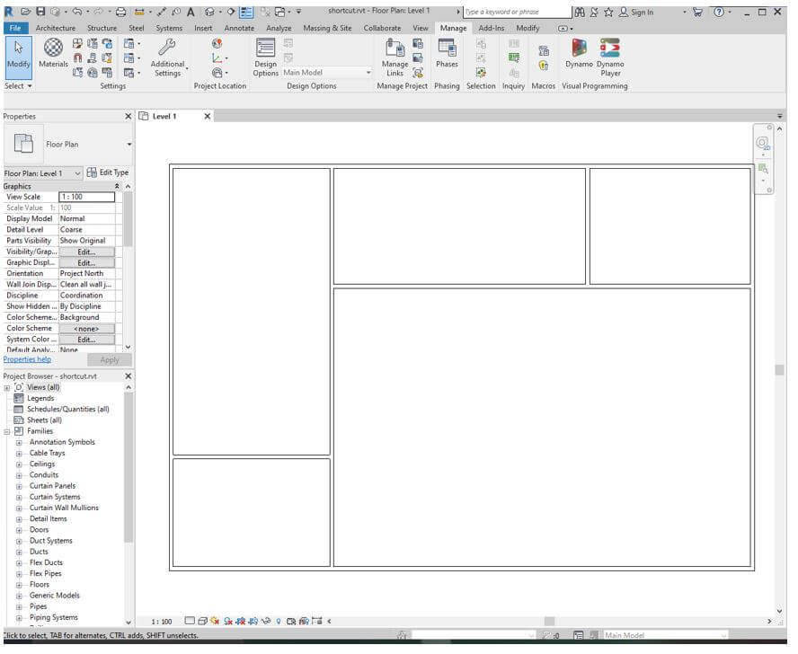 delete keyboard shortcut on revit