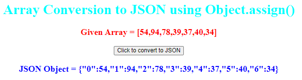 jQuery array to json output 1.2