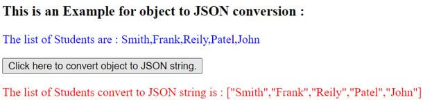 jQuery object to JSON 2