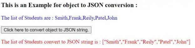 jQuery object to JSON 2