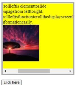 jQuery scrollLeft | How scrollLeft Method Works in jQuery | Examples