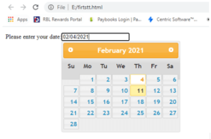 jQuery Calendar | How Calendar Plugin works in jQuery?